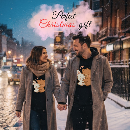Bear & Bunny Couple Hoodie Set (2 hoodies)